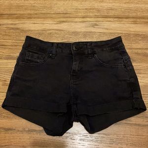 Wax Jean Butt I love You short black shorts